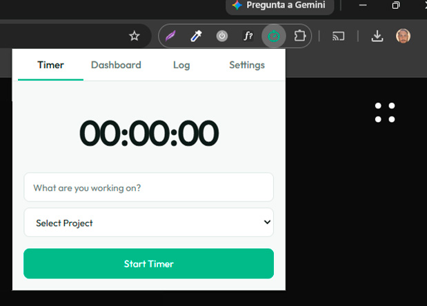 LiteTime Tracker Pro time tracking dashboard