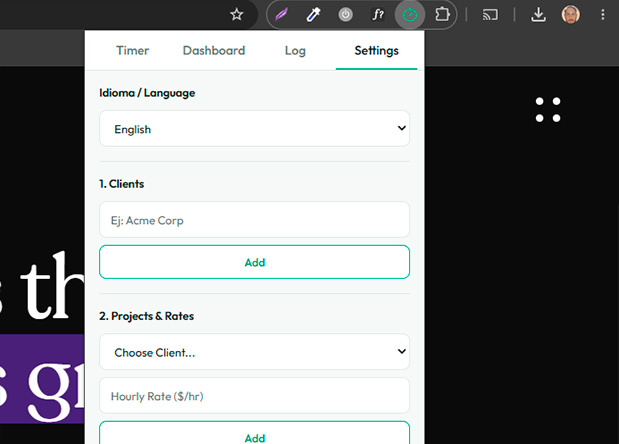 LiteTime Tracker Pro reporting interface